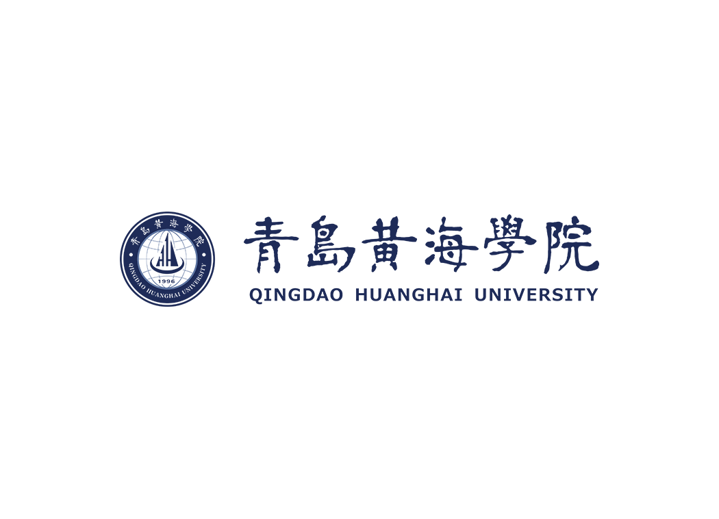 青岛黄海学院校徽logo矢量标志素材