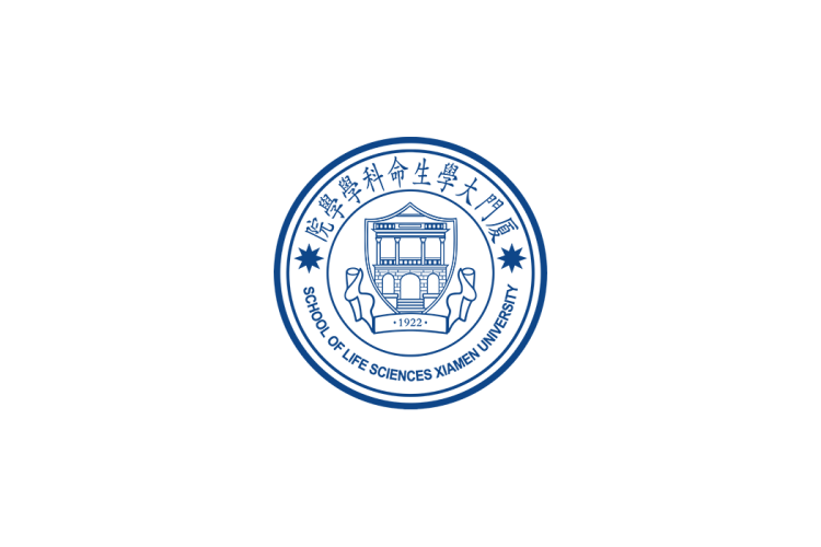 厦门大学生命科学学院院徽logo矢量标志素材