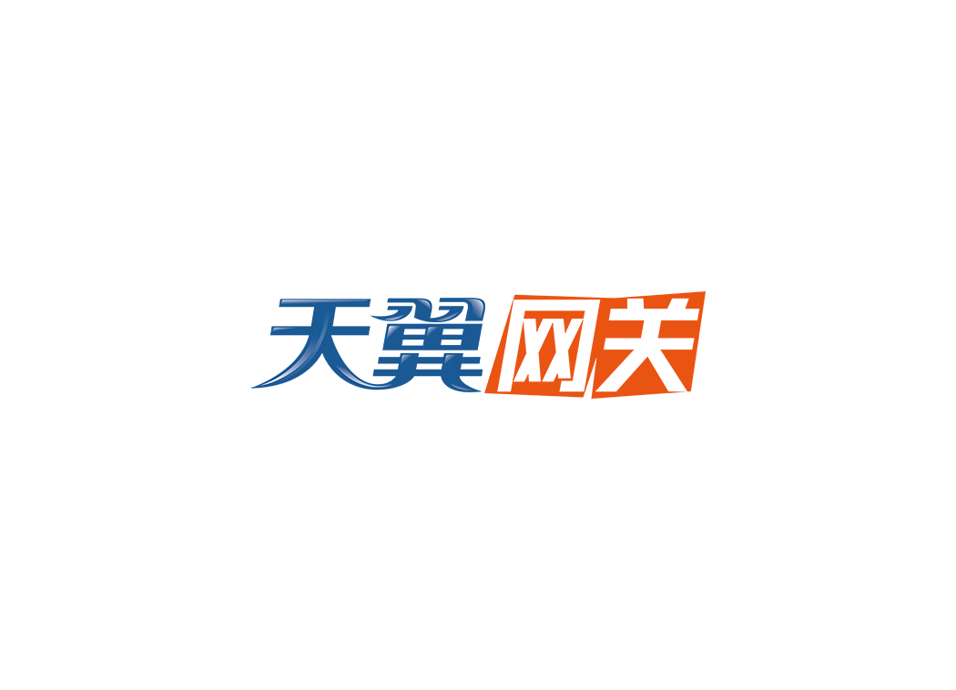 天翼网关logo矢量标志素材